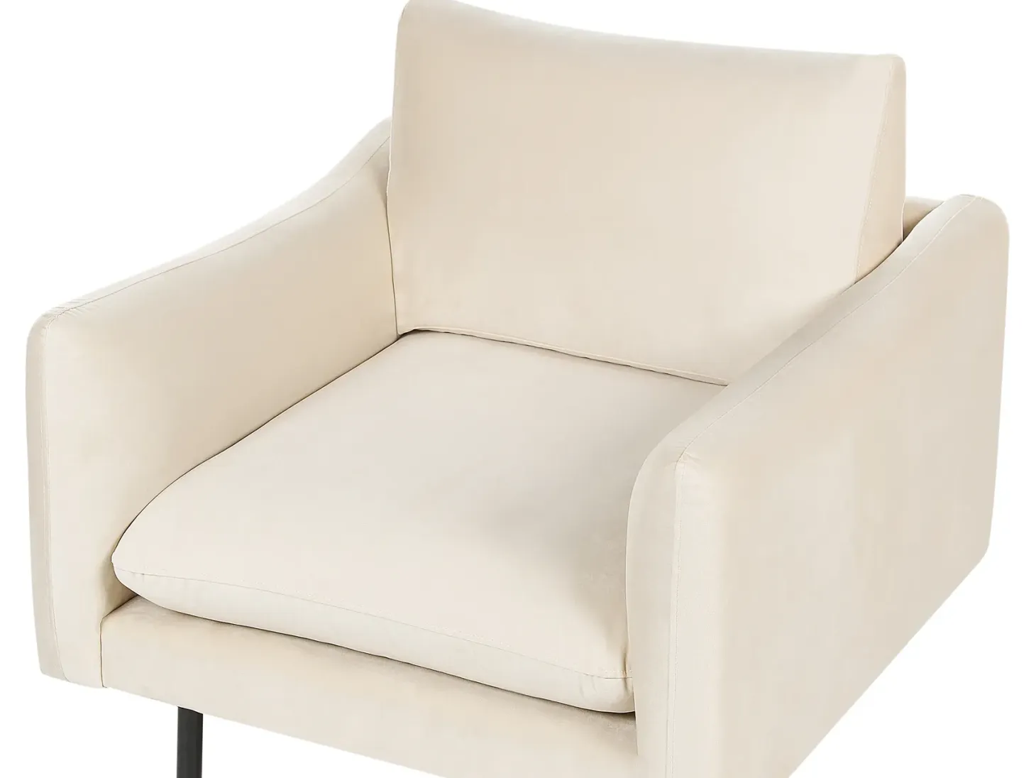 Sofasæt 5 personers VINTERBRO Velour Lys Beige med fodskammel
