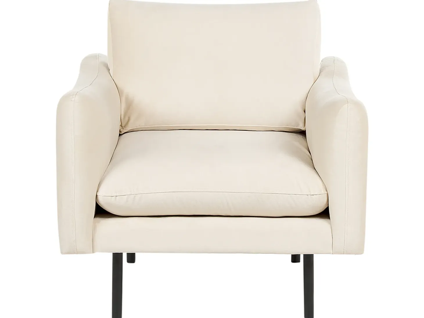 Sofasæt 5 personers VINTERBRO Velour Lys Beige med fodskammel