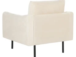 Sofasæt 5 personers VINTERBRO Velour Lys Beige med fodskammel
