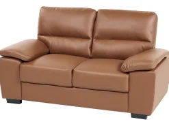 Sofasæt 5 personers VOGAR Kunstlæder Guldbrun