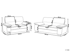 Sofasæt 5 personers VOGAR Lys Beige