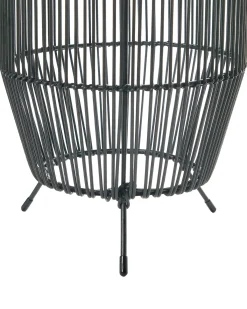 Solcelledrevet lanterne DONGWE 70 cm Sort