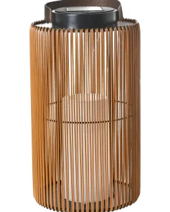Solcelledrevet lanterne MACHILI 53 cm Brun