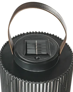 Solcelledrevet lanterne MACHILI 53 cm Sort