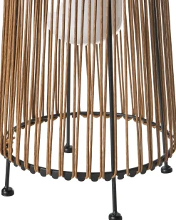 Solcelledrevet lanterne SEMLIKI 35 cm Naturlig