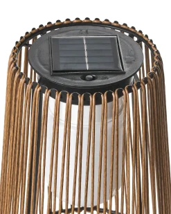 Solcelledrevet lanterne SEMLIKI 35 cm Naturlig