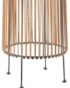 Solcelledrevet lanterne SEMLIKI 68 cm Naturlig