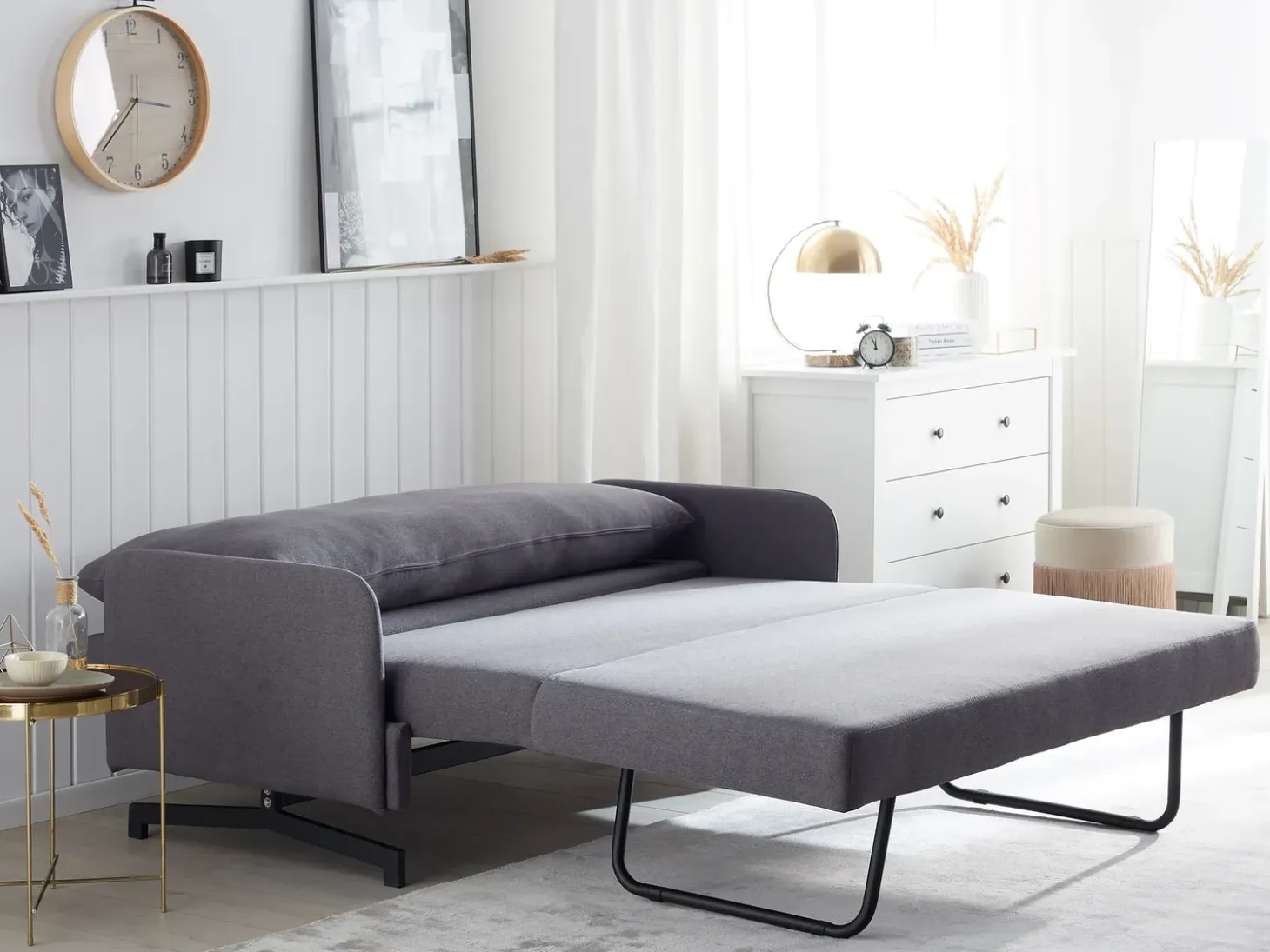 Sovesofa 2 personers BELFAST Grå