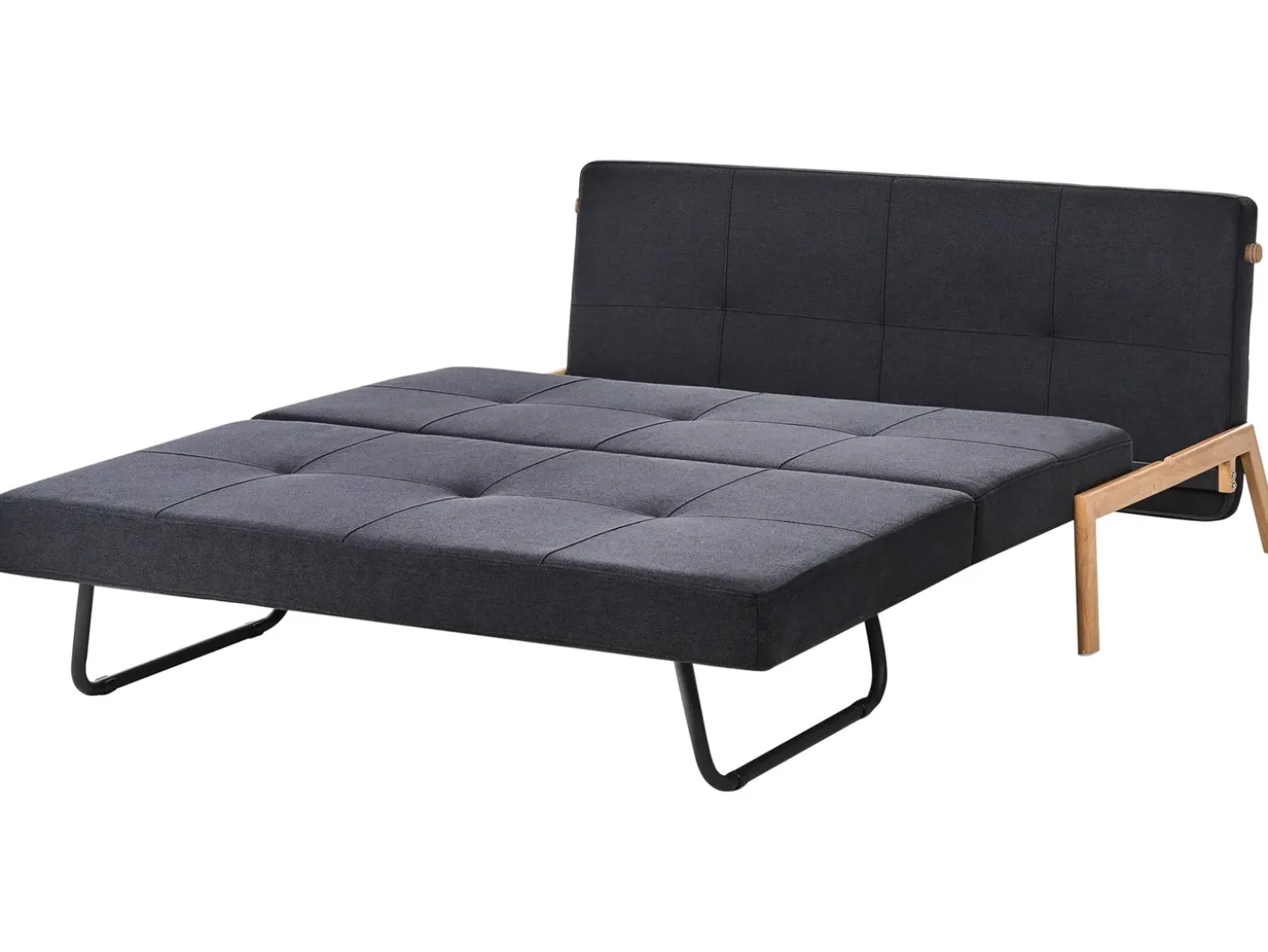 Sovesofa 2 personers EDLAND Sort