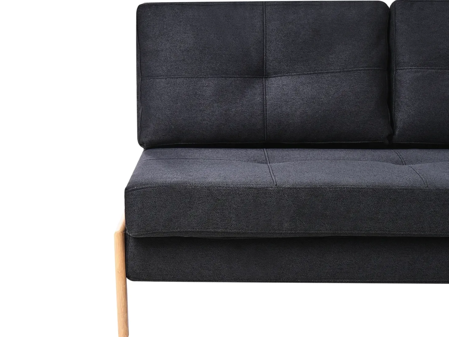 Sovesofa 2 personers EDLAND Sort