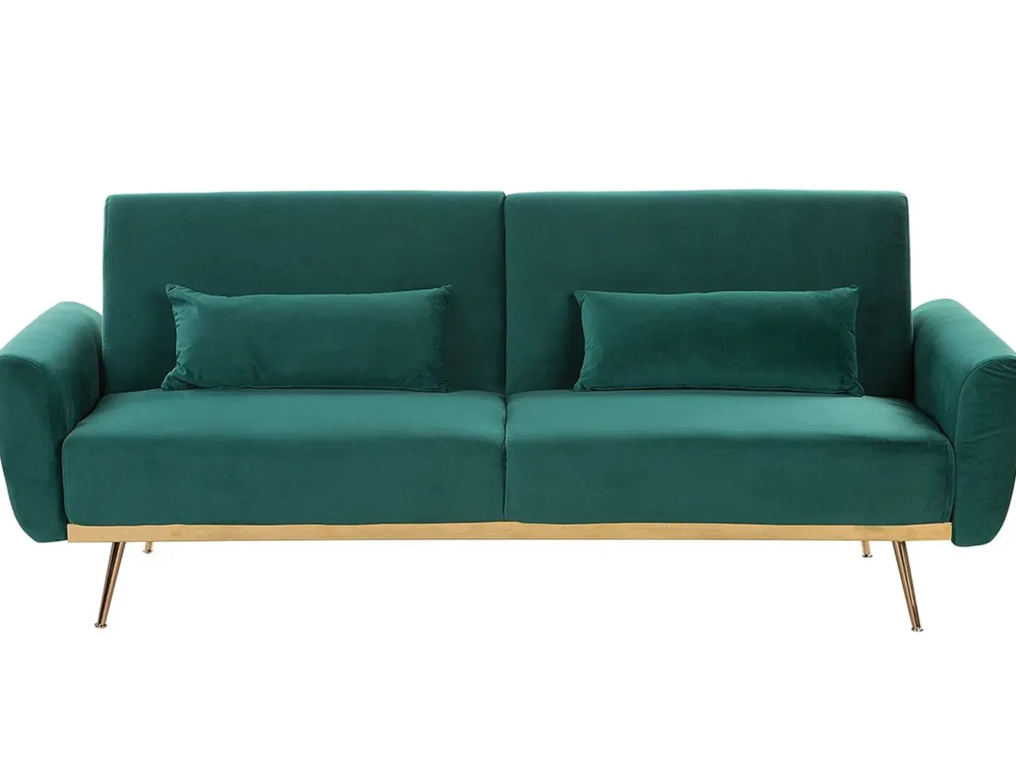 Sovesofa 3 personers EINA Velour Smaragdgrøn
