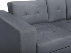 Sovesofa 3 personers FALSTER Mørkegrå med opbevaring