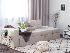 Sovesofa 3 personers FALSTER Beige med opbevaring