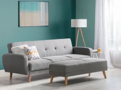 Sovesofa 3 personers FLORLI Lysegrå
