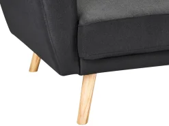 Sovesofa 2 personers FLORLI Sort