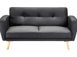 Sovesofa 2 personers FLORLI Sort