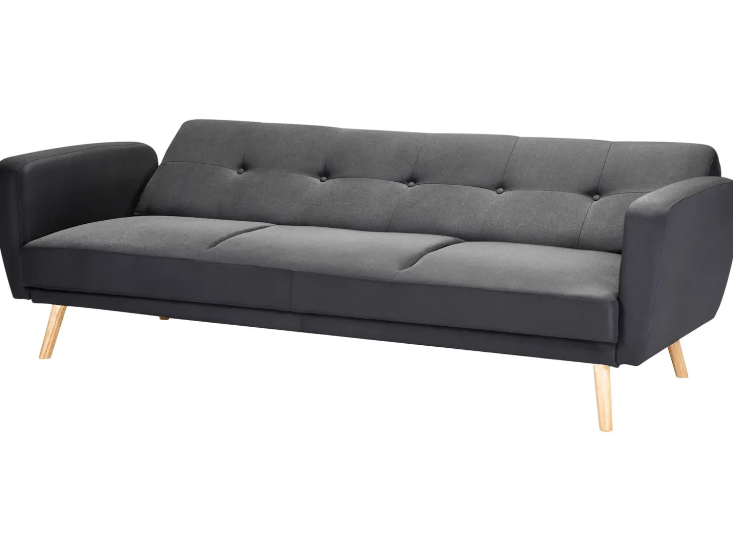 Sovesofa 3 personers FLORLI Sort