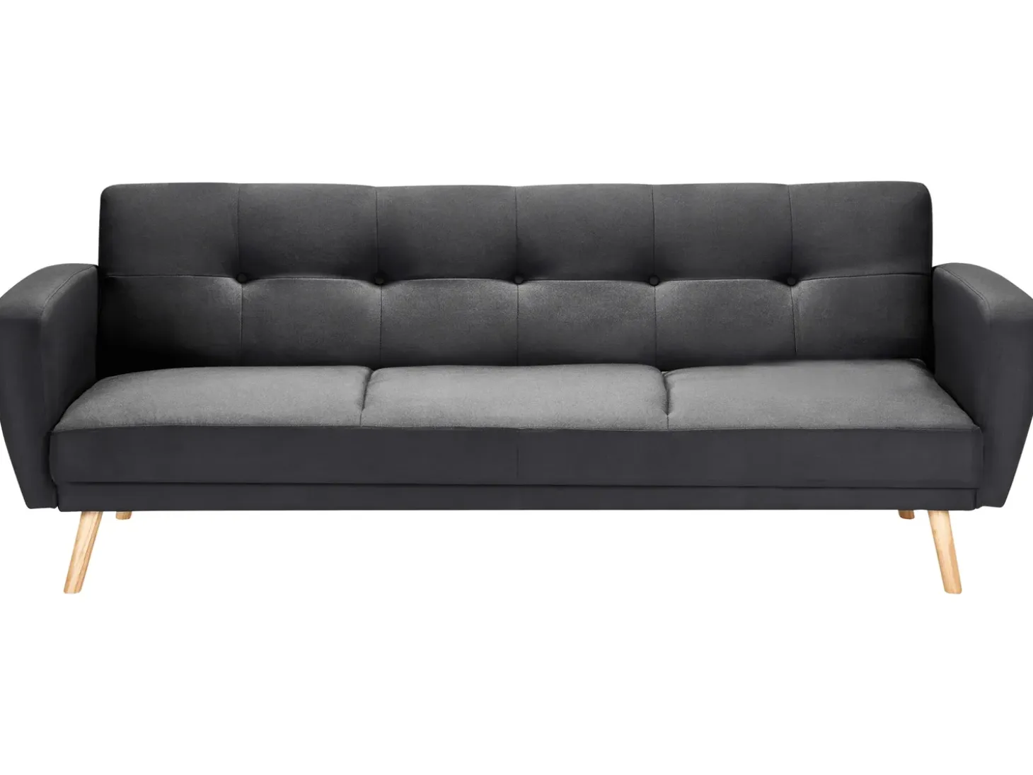 Sovesofa 3 personers FLORLI Sort