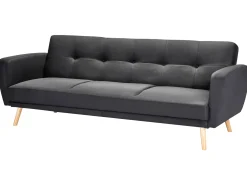 Sovesofa 3 personers FLORLI Sort