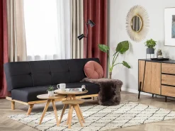Sovesofa 3 personers FROYA Sort