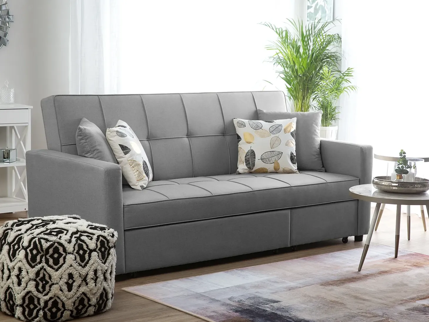 Sovesofa 3 personers GLOMMA Lysegrå