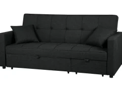 Sovesofa 3 personers GLOMMA Sort