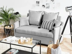 Sovesofa 2 personers HOVIN Lysegrå