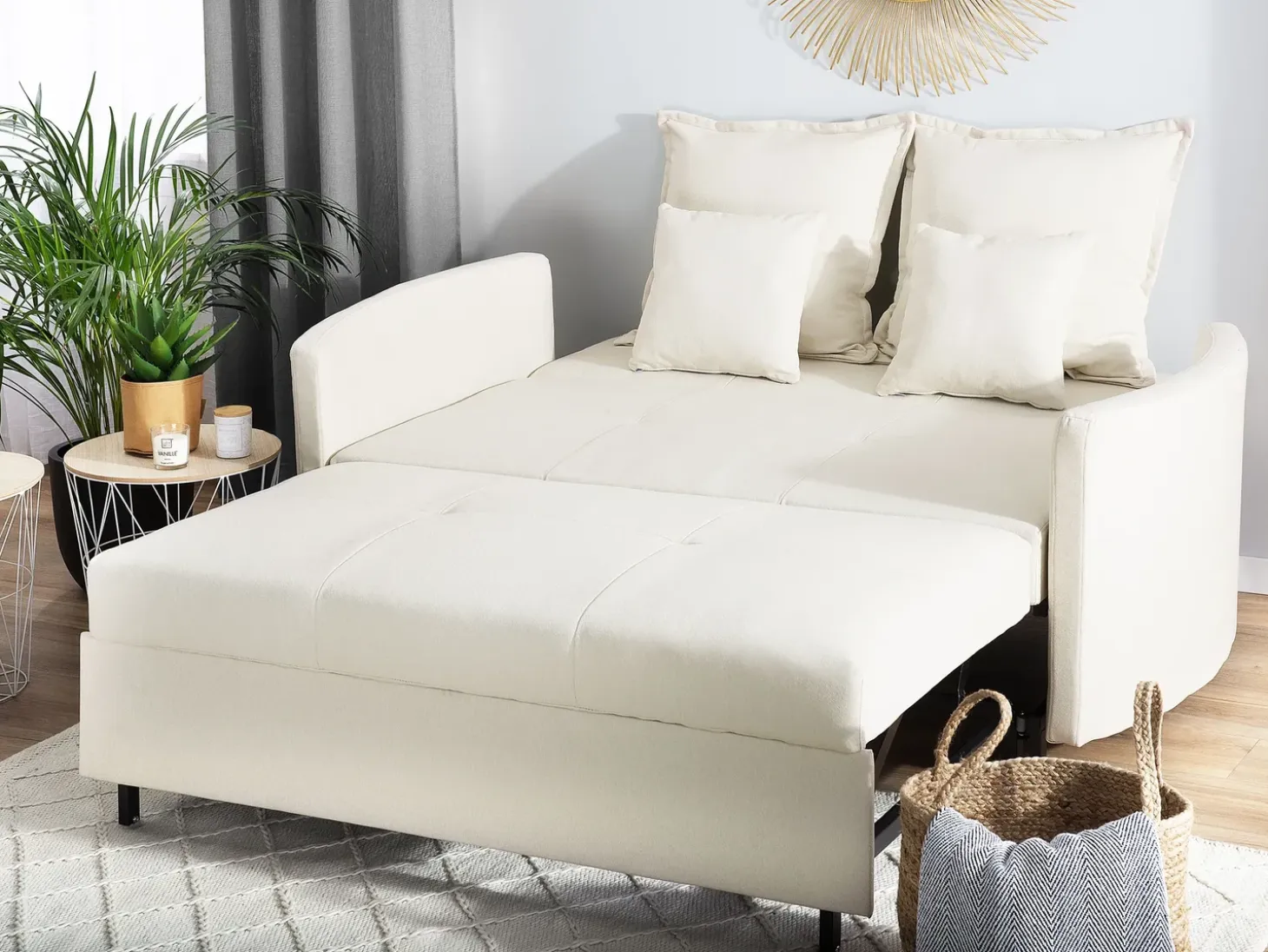 Sovesofa 2 personers HOVIN Lys Beige