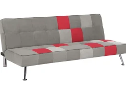 Sovesofa 3 personers OLSKER Velour Lysegrå