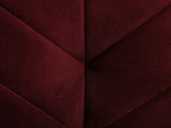 Sovesofa 3 personers SENJA Velour Mørkerød