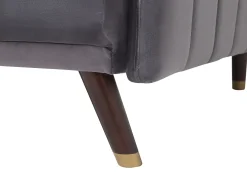 Sovesofa 3 personers SENJA Velour Grå