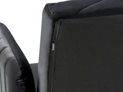 Sovesofa 3 personers SENJA Velour Sort