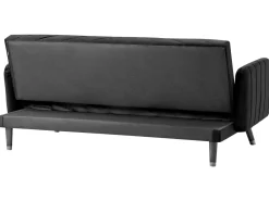 Sovesofa 3 personers SENJA Velour Sort