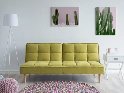 Sovesofa 3 personers SILJAN Olivengrøn