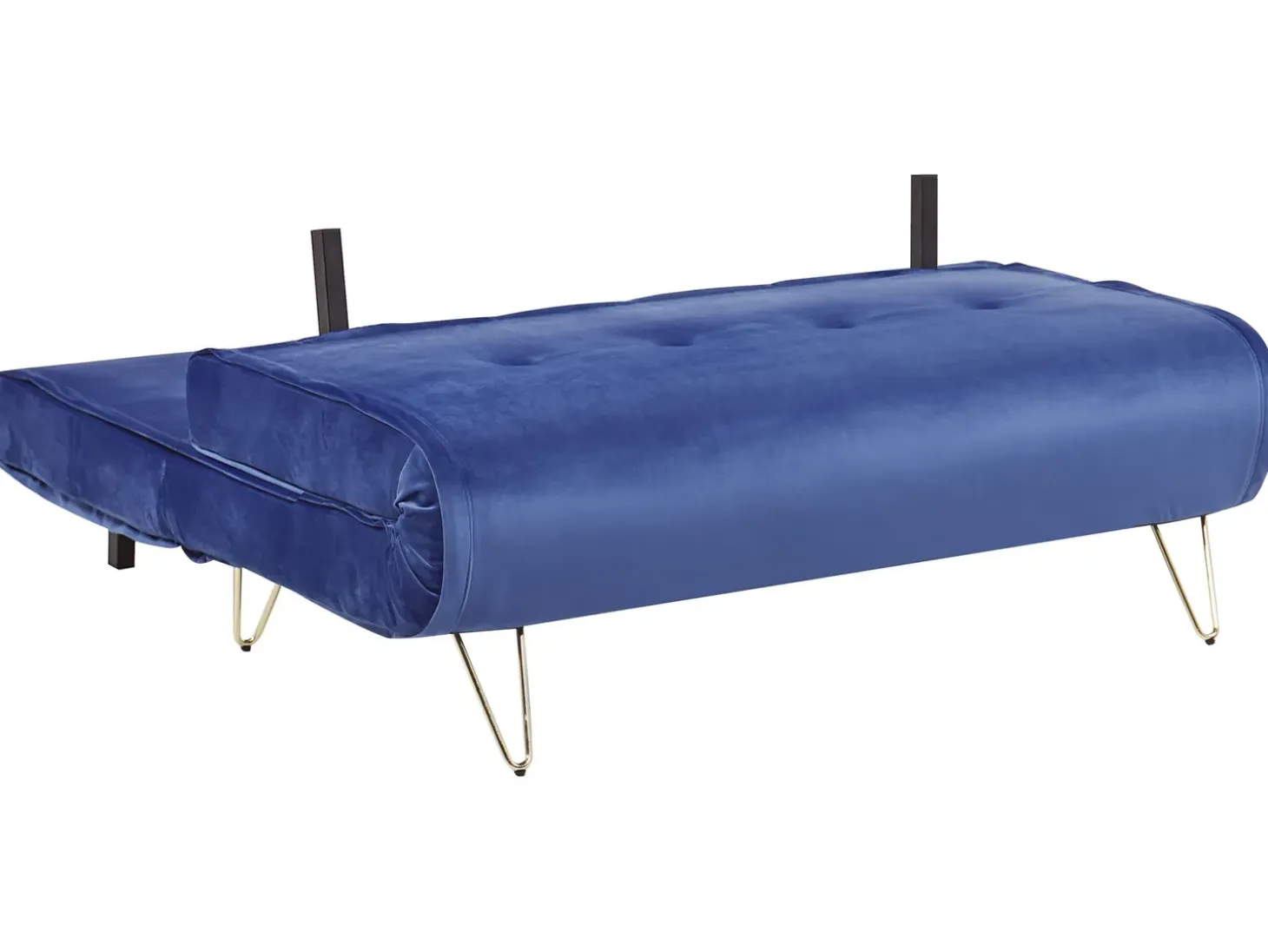 Sovesofa 2 personers VESTFOLD Velour Navy Blå