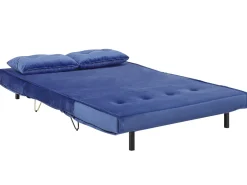 Sovesofa 2 personers VESTFOLD Velour Navy Blå