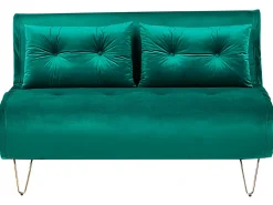 Sovesofa 2 personers VESTFOLD Velour Mørkegrøn