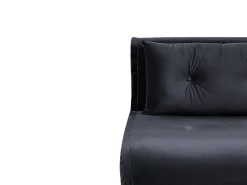 Sovesofa 2 personers VESTFOLD Velour Sort