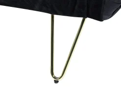 Sovesofa 2 personers VESTFOLD Velour Sort
