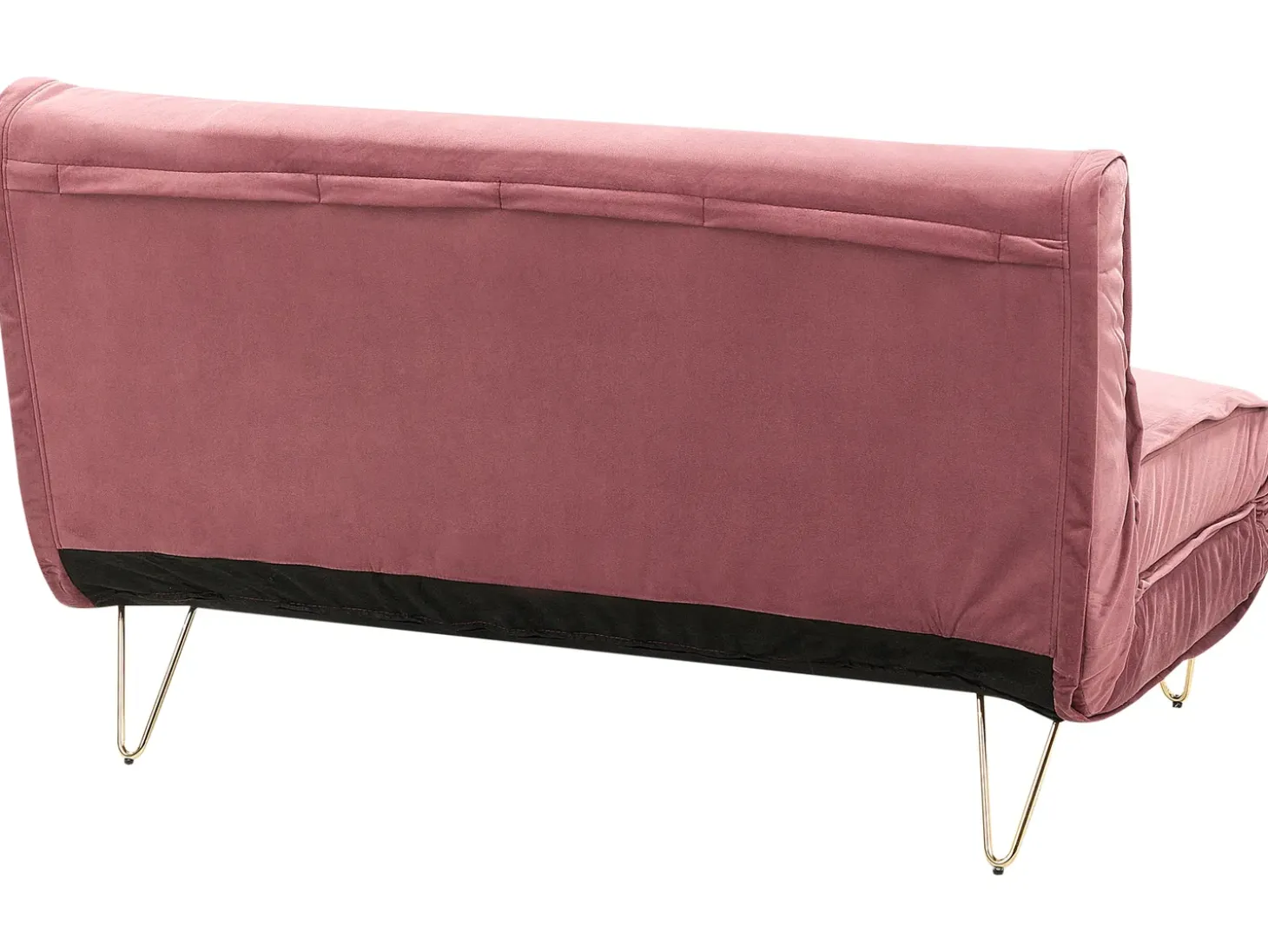 Sovesofa 2 personers VESTFOLD Velour Lyserød