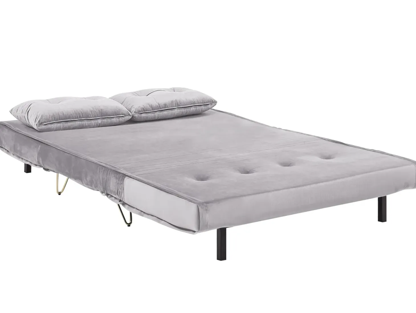 Sovesofa 2 personers VESTFOLD Velour Grå
