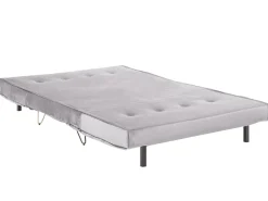 Sovesofa 2 personers VESTFOLD Velour Grå