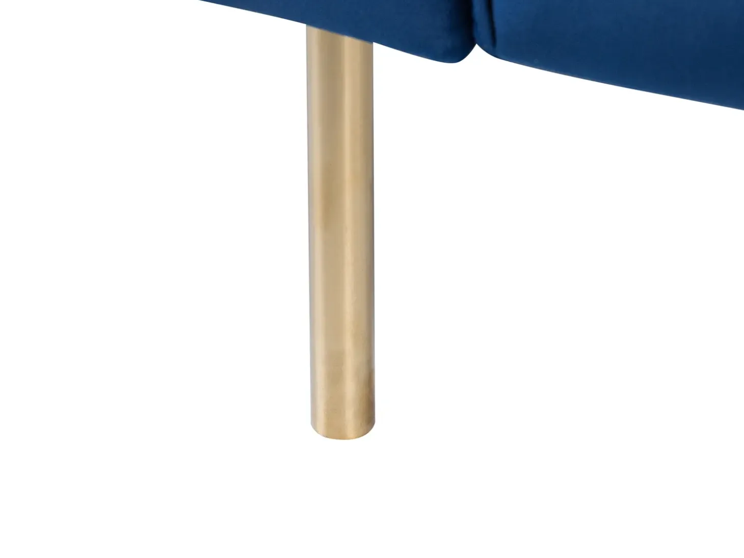Sovesofa 3 personers VISNES Velour Navy Blå