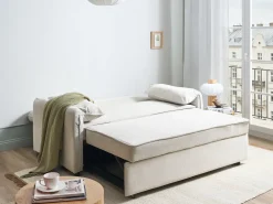 Sovesofa HORMA Cremehvid