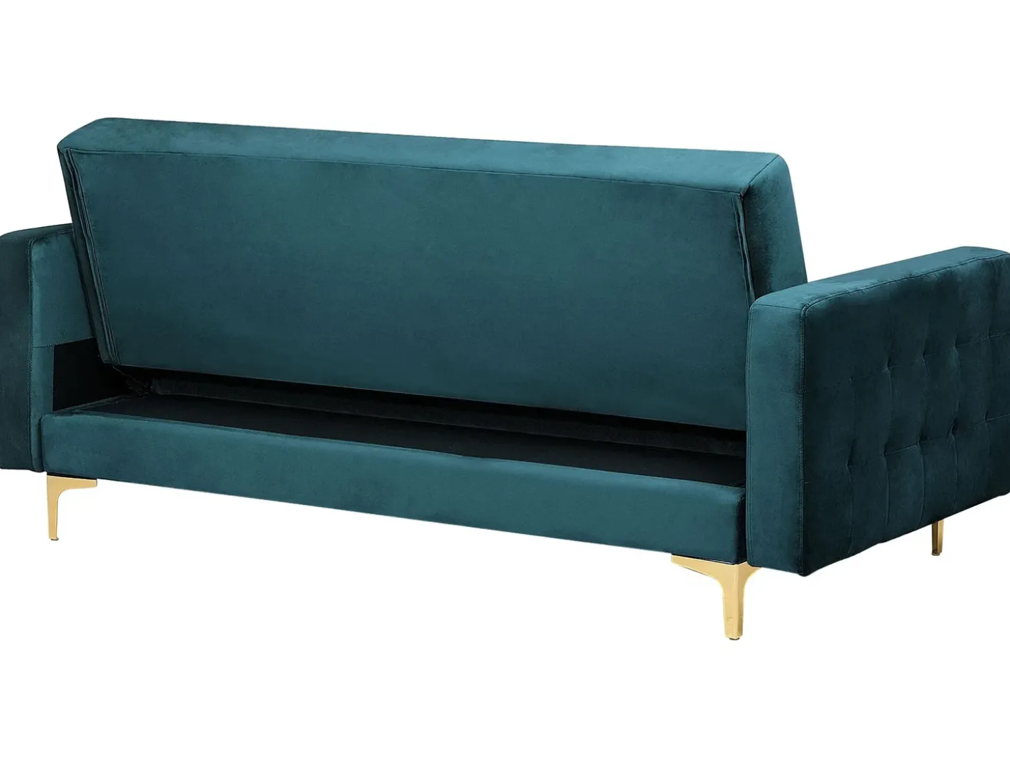 Sovesofa 3 personers ABERDEEN Velour Blågrøn