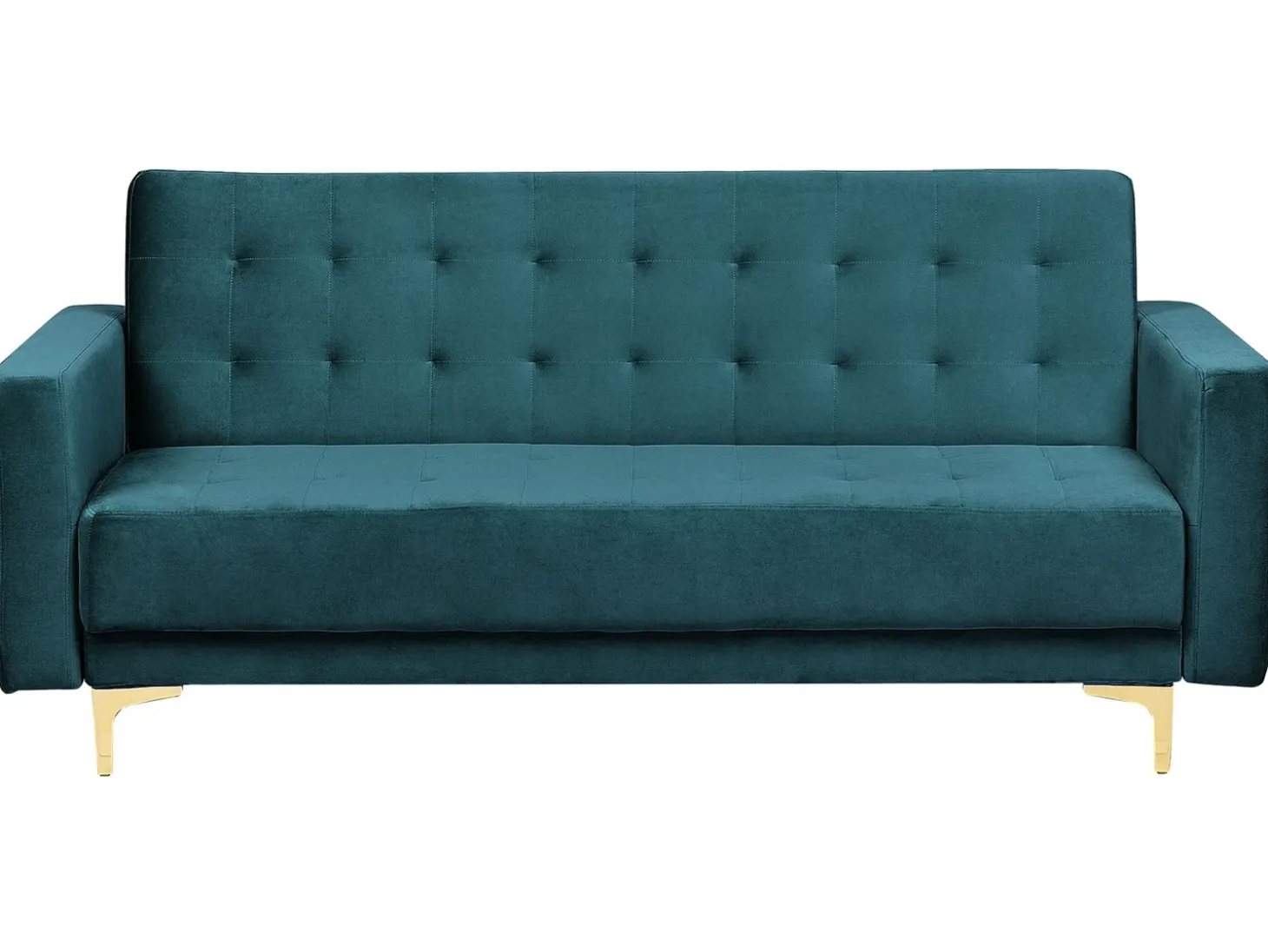 Sovesofa 3 personers ABERDEEN Velour Blågrøn