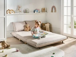 Sovesofa 2 personers ABISKO Kunstlinned Beige
