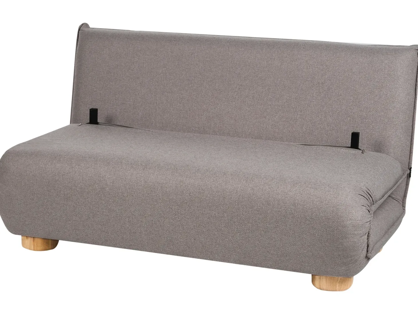 Sovesofa 2 personers ABISKO Kunstlinned Mørkegrå