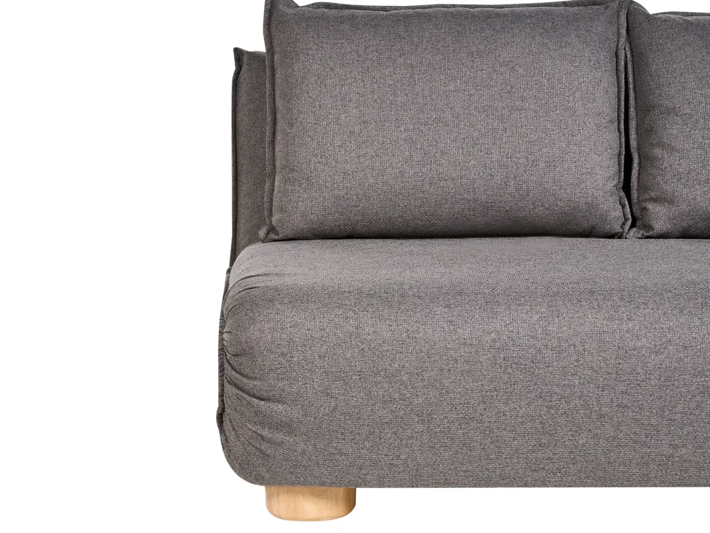 Sovesofa 2 personers ABISKO Kunstlinned Mørkegrå