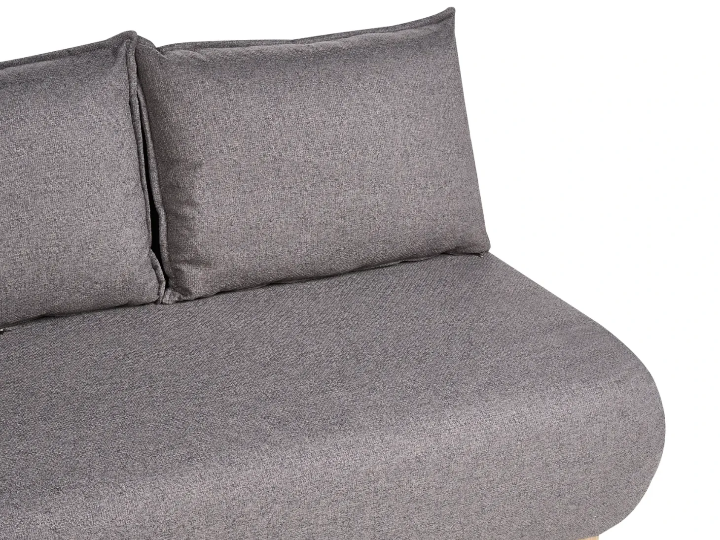 Sovesofa 2 personers ABISKO Kunstlinned Mørkegrå